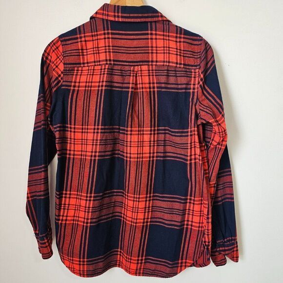 EUC OLD NAVY PLAID THE CLASSIC SHIRT BUTTON DOWN SIZE SMALL WOMENS - Picture 7 of 14